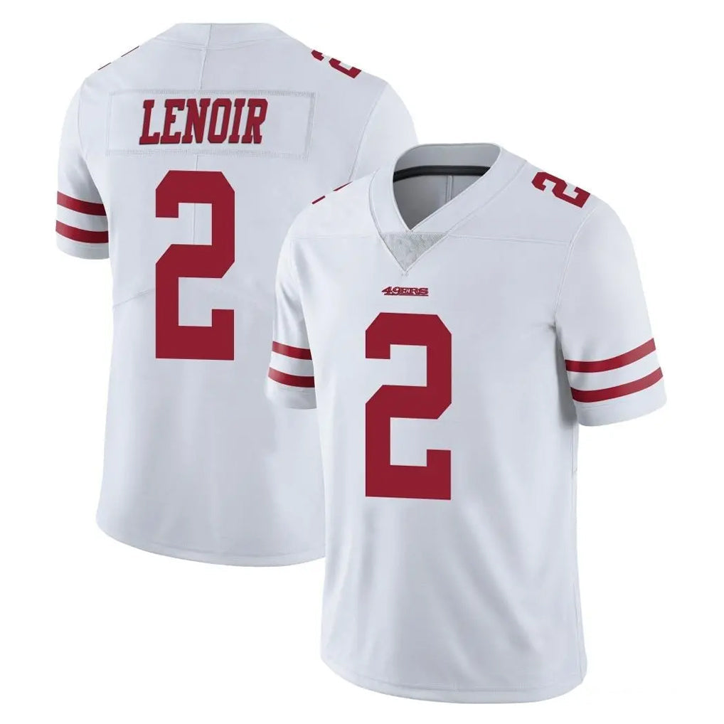 Kooe SF.49ers #2 Deommodore Lenoir Player White Limited Vapor Untouchable Home Game Stitched Jerseys