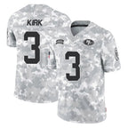 Kooe SF.49ers #3 Christian Kirk Player Arctic Camo Limited Salute To Service Home Game Stitched Jerseys