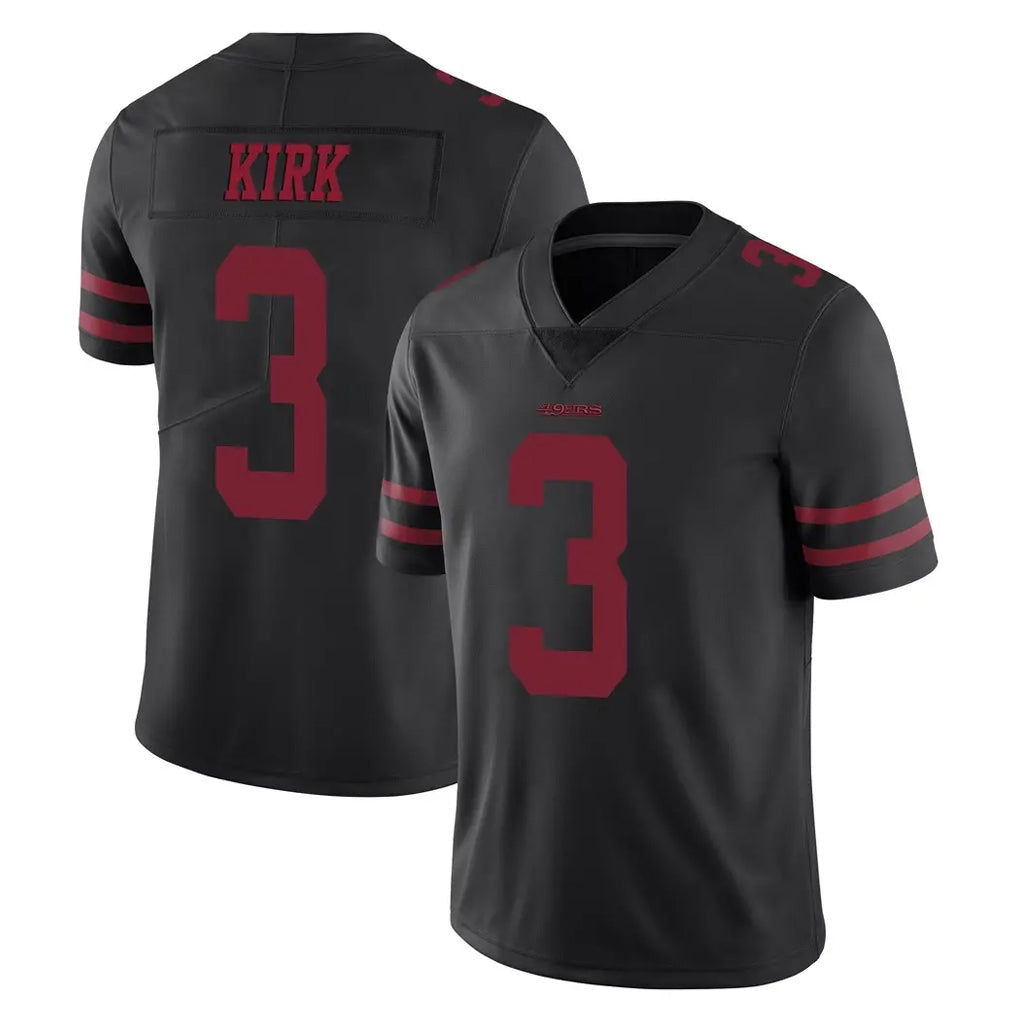 Kooe SF.49ers #3 Christian Kirk Player Black Alternate Limited Vapor Untouchable Home Game Stitched Jerseys