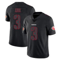 Kooe SF.49ers #3 Christian Kirk Player Black Impact Limited Home Game Stitched Jerseys