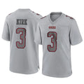 Kooe SF.49ers #3 Christian Kirk Player Gray Atmosphere Fashion Home Game Stitched Jerseys