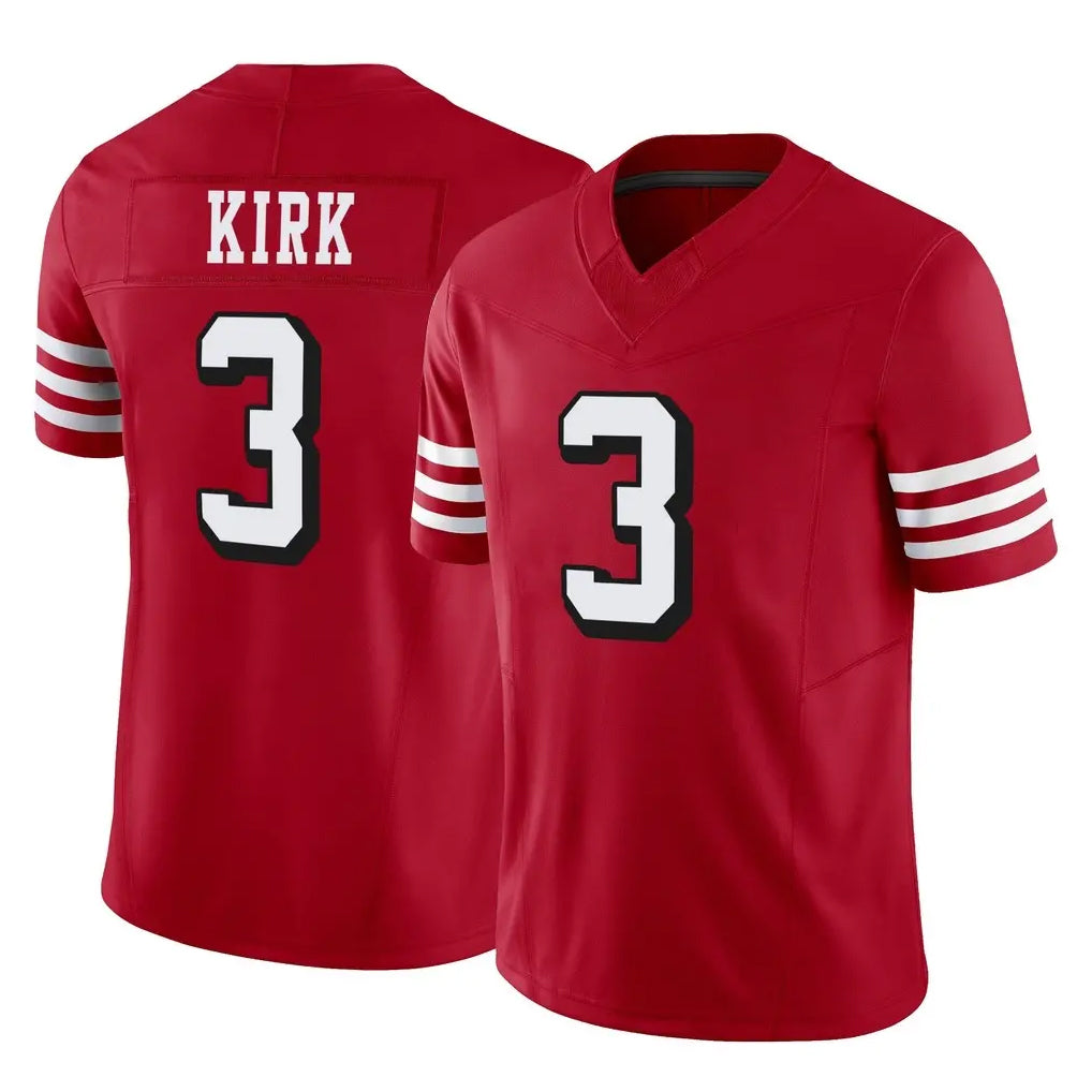 Kooe SF.49ers #3 Christian Kirk Player Red Limited Alternate Vapor F.U.S.E. Home Game Stitched Jerseys