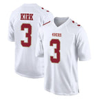 Kooe SF.49ers #3 Christian Kirk Player White Fashion Home Game Stitched Jerseys