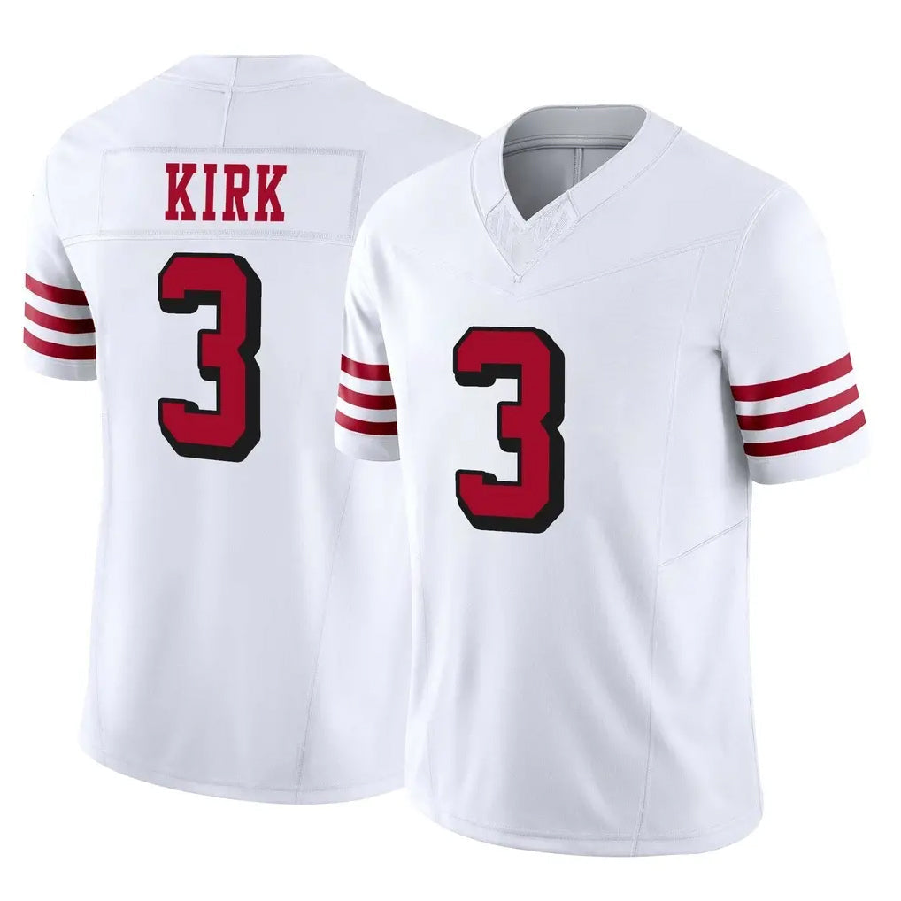 Kooe SF.49ers #3 Christian Kirk Player White Limited Alternate Vapor F.U.S.E. Home Game Stitched Jerseys