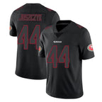 Kooe SF.49ers #44 Kyle Juszczyk Player Black Impact Limited Home Game Stitched Jerseys