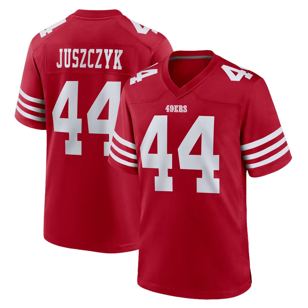 Kooe SF.49ers #44 Kyle Juszczyk Player Red Game Home Stitched Jerseys