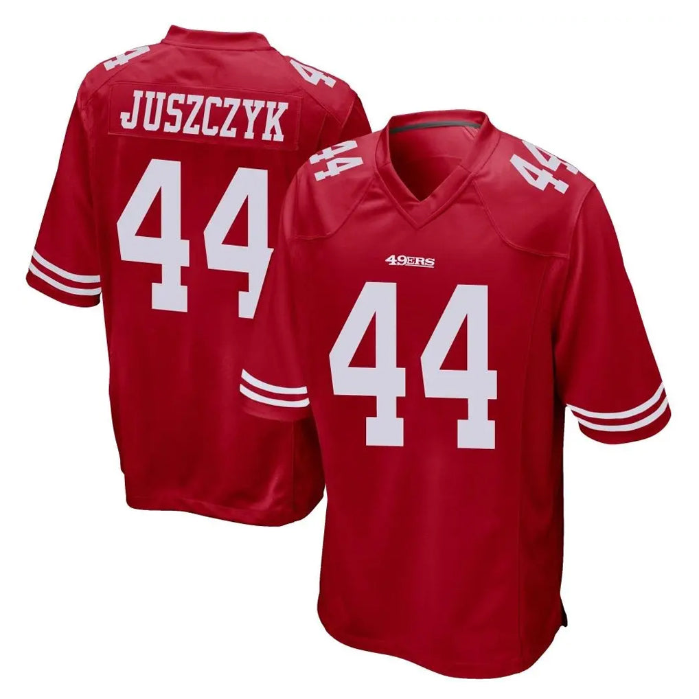 Kooe SF.49ers #44 Kyle Juszczyk Player Red Home Game Stitched Jerseys