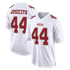 Kooe SF.49ers #44 Kyle Juszczyk Player White Fashion Home Game Stitched Jerseys
