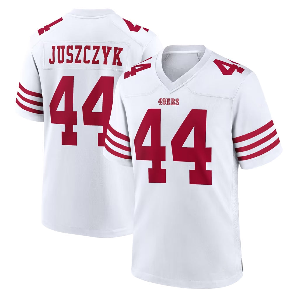 Kooe SF.49ers #44 Kyle Juszczyk Player White Game Home Stitched Jerseys