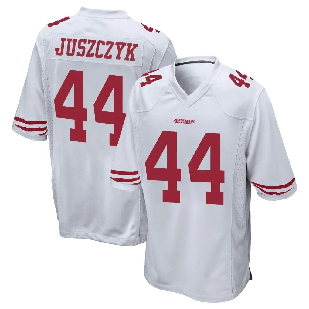 Kooe SF.49ers #44 Kyle Juszczyk Player White Home Game Stitched Jerseys