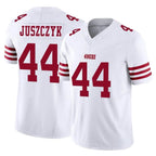Kooe SF.49ers #44 Kyle Juszczyk Player White Limited Vapor F.U.S.E. Home Game Stitched Jerseys