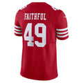 Kooe SF.49ers #49 The Faithful Player Vapor F.U.S.E. Limited  Scarlet Football Jerseys