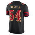 Kooe SF.49ers #54 Fred Warner Player Rivalries Collection Vapor Limited Black Stitched Jersey