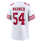 Kooe SF.49ers #54 Fred Warner White Player Game Stitched Jerseys