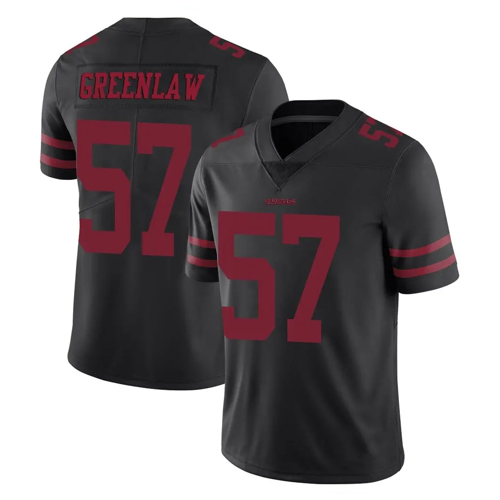 Kooe SF.49ers #57 Dre Greenlaw Player Black Alternate Limited Vapor Untouchable Home Game Stitched Jerseys