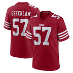 Kooe SF.49ers #57 Dre Greenlaw Player Red Game Home Stitched Jerseys