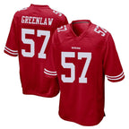 Kooe SF.49ers #57 Dre Greenlaw Player Red Home Game Stitched Jerseys