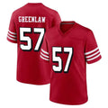 Kooe SF.49ers #57 Dre Greenlaw Player Red Limited Alternate Home Game Stitched Jerseys