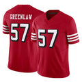 Kooe SF.49ers #57 Dre Greenlaw Player Red Limited Alternate Vapor F.U.S.E. Home Game Stitched Jerseys