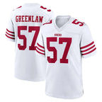 Kooe SF.49ers #57 Dre Greenlaw Player White Game Home Stitched Jerseys