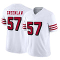 Kooe SF.49ers #57 Dre Greenlaw Player White Limited Alternate Vapor F.U.S.E. Home Game Stitched Jerseys