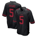 Kooe SF.49ers #5 Mike Evans Player Black Alternate Home Game Stitched Jerseys