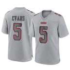 Kooe SF.49ers #5 Mike Evans Player Gray Atmosphere Fashion Home Game Stitched Jerseys