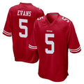 Kooe SF.49ers #5 Mike Evans Player Red Home Game Stitched Jerseys