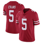 Kooe SF.49ers #5 Mike Evans Player Red Limited Vapor Untouchable Home Game Stitched Jerseys