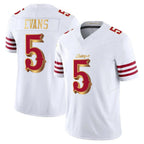 Kooe SF.49ers #5 Mike Evans Player White 2025 Rivalries Collection Game Limited Stitched Jerseys