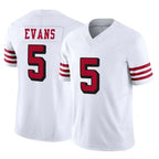 Kooe SF.49ers #5 Mike Evans Player White Limited Alternate Vapor F.U.S.E. Home Game Stitched Jerseys