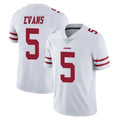 Kooe SF.49ers #5 Mike Evans Player White Limited Vapor Untouchable Home Game Stitched Jerseys