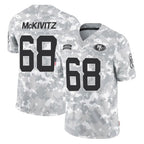Kooe SF.49ers #68 Colton McKivitz Player Arctic Camo Limited Salute To Service Home Game Stitched Jerseys