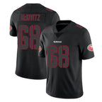 Kooe SF.49ers #68 Colton McKivitz Player Black Impact Limited Home Game Stitched Jerseys