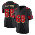 Kooe SF.49ers #68 Colton McKivitz Player Black Limited Rivalries Collection Home Game Stitched Jerseys