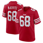 Kooe SF.49ers #68 Colton McKivitz Player Red Game Home Stitched Jerseys