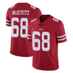 Kooe SF.49ers #68 Colton McKivitz Player Red Limited Vapor Untouchable Home Game Stitched Jerseys