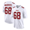 Kooe SF.49ers #68 Colton McKivitz Player White Fashion Home Game Stitched Jerseys