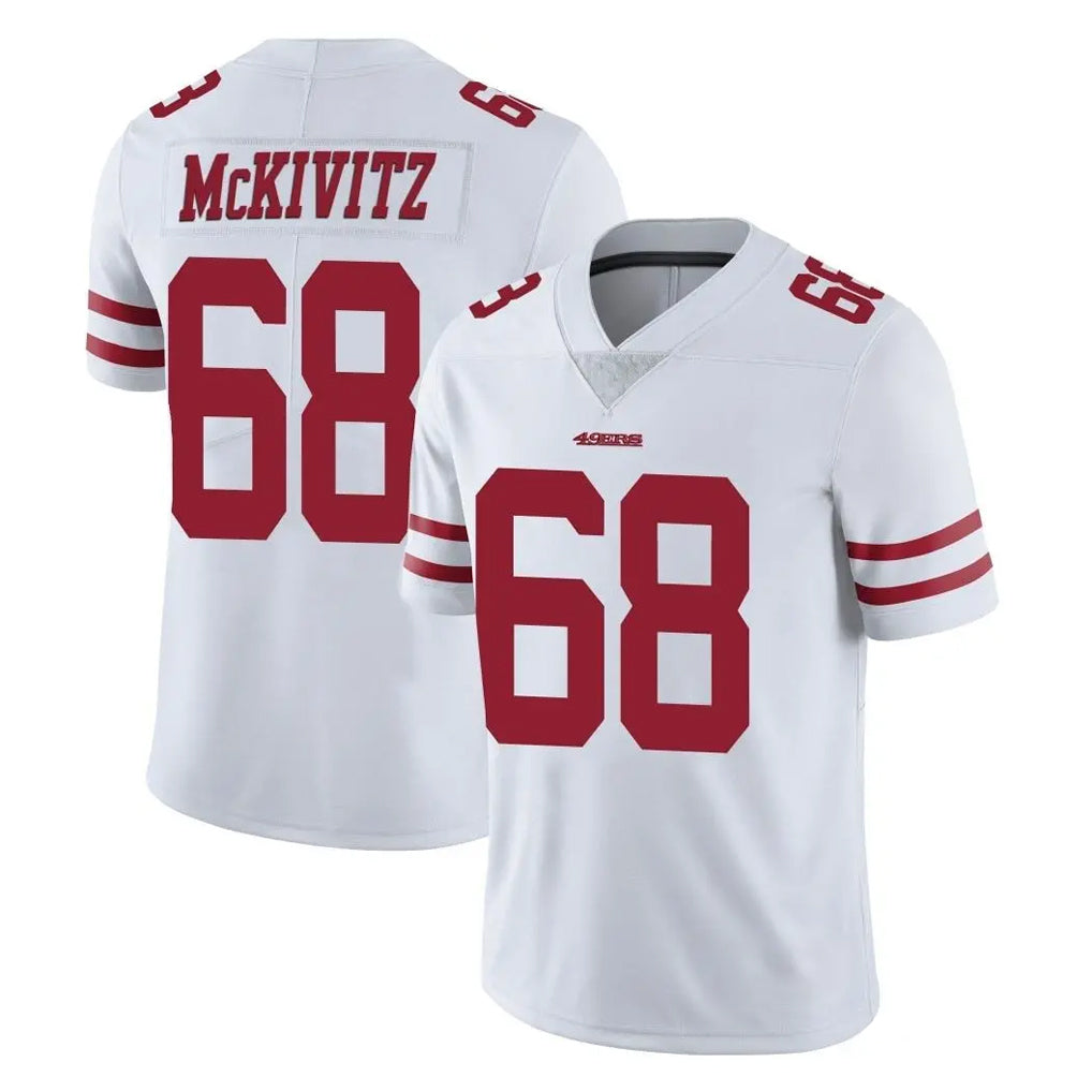 Kooe SF.49ers #68 Colton McKivitz Player White Limited Vapor Untouchable Home Game Stitched Jerseys