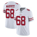 Kooe SF.49ers #68 Colton McKivitz Player White Limited Vapor Untouchable Home Game Stitched Jerseys