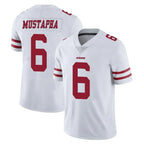 Kooe SF.49ers #6 Malik Mustapha Player White Limited Vapor Untouchable Home Game Stitched Jerseys