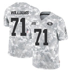 Kooe SF.49ers #71 Trent Williams Player Arctic Camo Limited Salute To Service Home Game Stitched Jerseys
