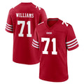 Kooe SF.49ers #71 Trent Williams Player Red Game Home Stitched Jerseys