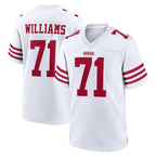 Kooe SF.49ers #71 Trent Williams Player White Game Home Stitched Jerseys
