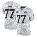 Kooe SF.49ers #77 Dominick Puni Player Arctic Camo Limited Salute To Service Home Game Stitched Jerseys