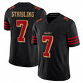 Kooe SF.49ers #7 De'Zhaun Stribling Player Black Limited Rivalries Collection Home Game Stitched Jerseys