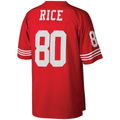 Kooe SF.49ers #80 Jerry Rice Mitchell & Ness Scarlet Big & Tall 1990 Retired Player Replica Stitched Puhic Jersey