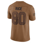 Kooe SF.49ers #80 Jerry Rice Player Brown Salute To Service Limited Stitched Jerseys