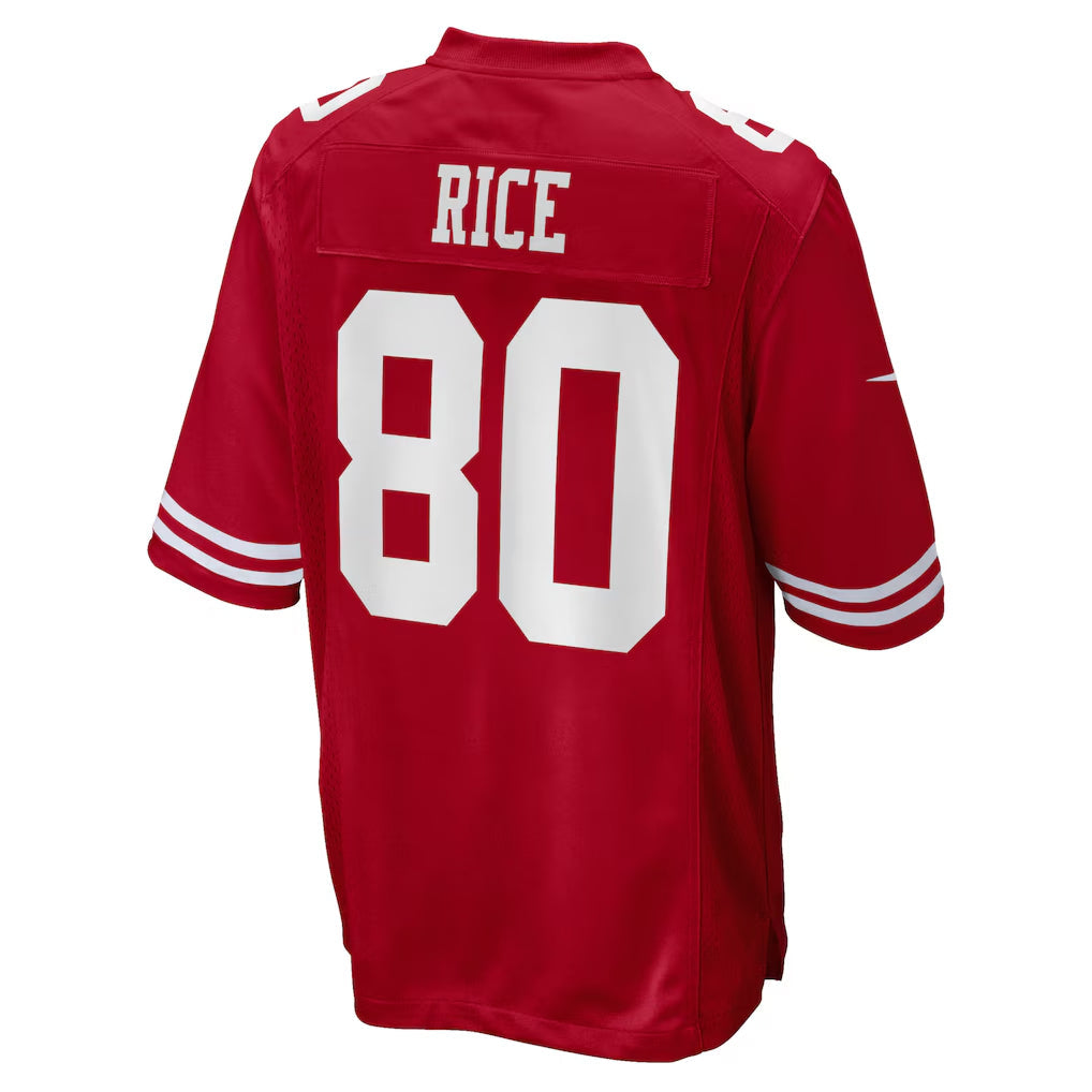 Kooe SF.49ers #80 Jerry Rice Player Scarlet Game Stitched Jerseys