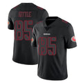 Kooe SF.49ers #85 George Kittle Player Black Impact Limited Home Game Stitched Jerseys